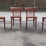 Set of 4 Thonet bistro chairs
