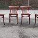 Set of 4 Thonet bistro chairs