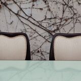 Dining Room Table and Mahogany Chairs by Fratelli Rigamonti, 1950s, Set of 7
