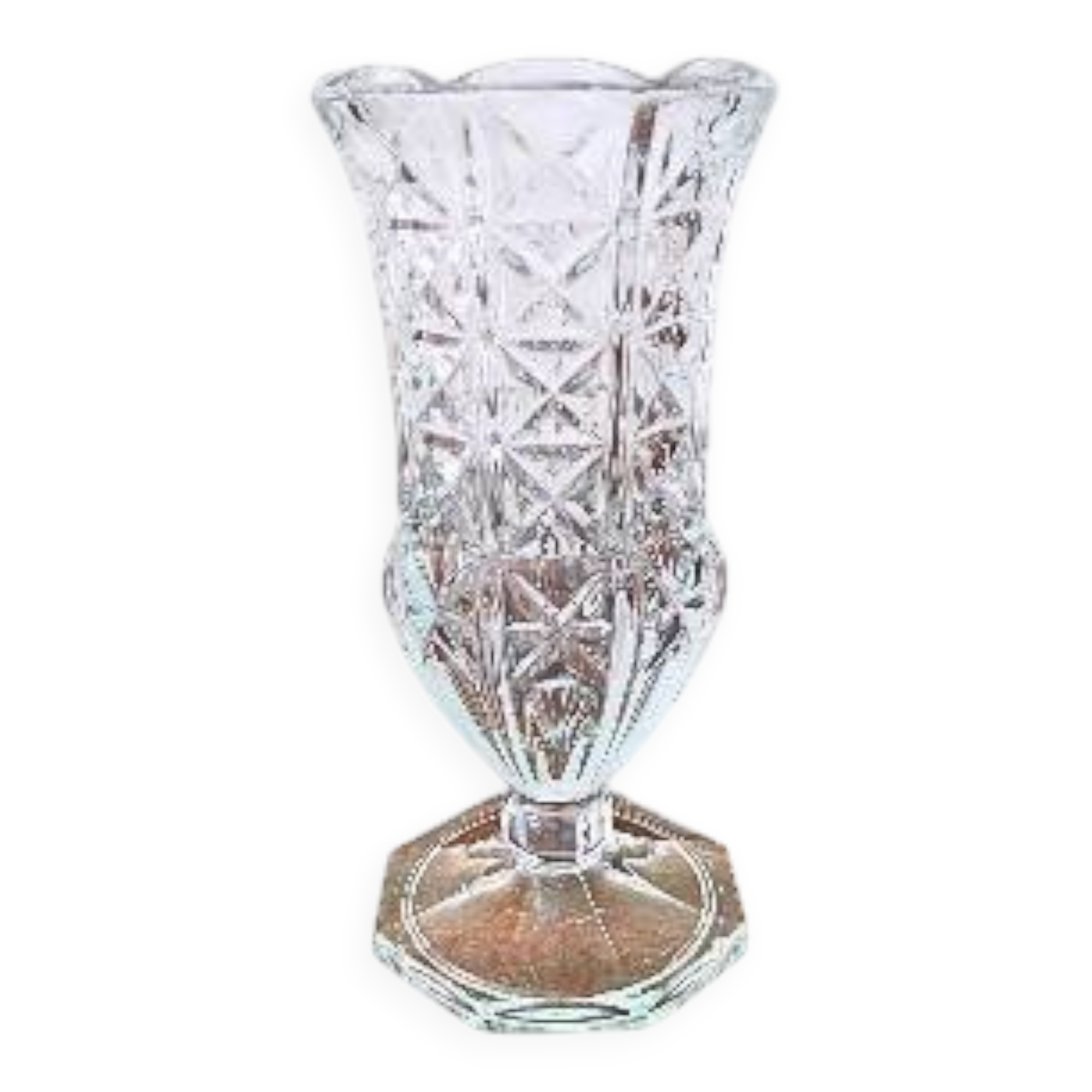 1930s Fidenza Vase – Italian Art Deco Pressed Glass