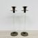 Set of 2 Caravell lucite candle sticks, 1970’s