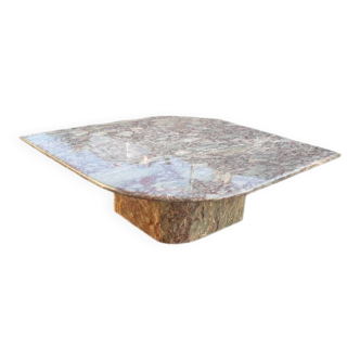 1980s marble coffee table