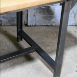 Military table year 50 oak tray