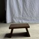Small stool, auxiliary teak stool, Indonesian footrest H15