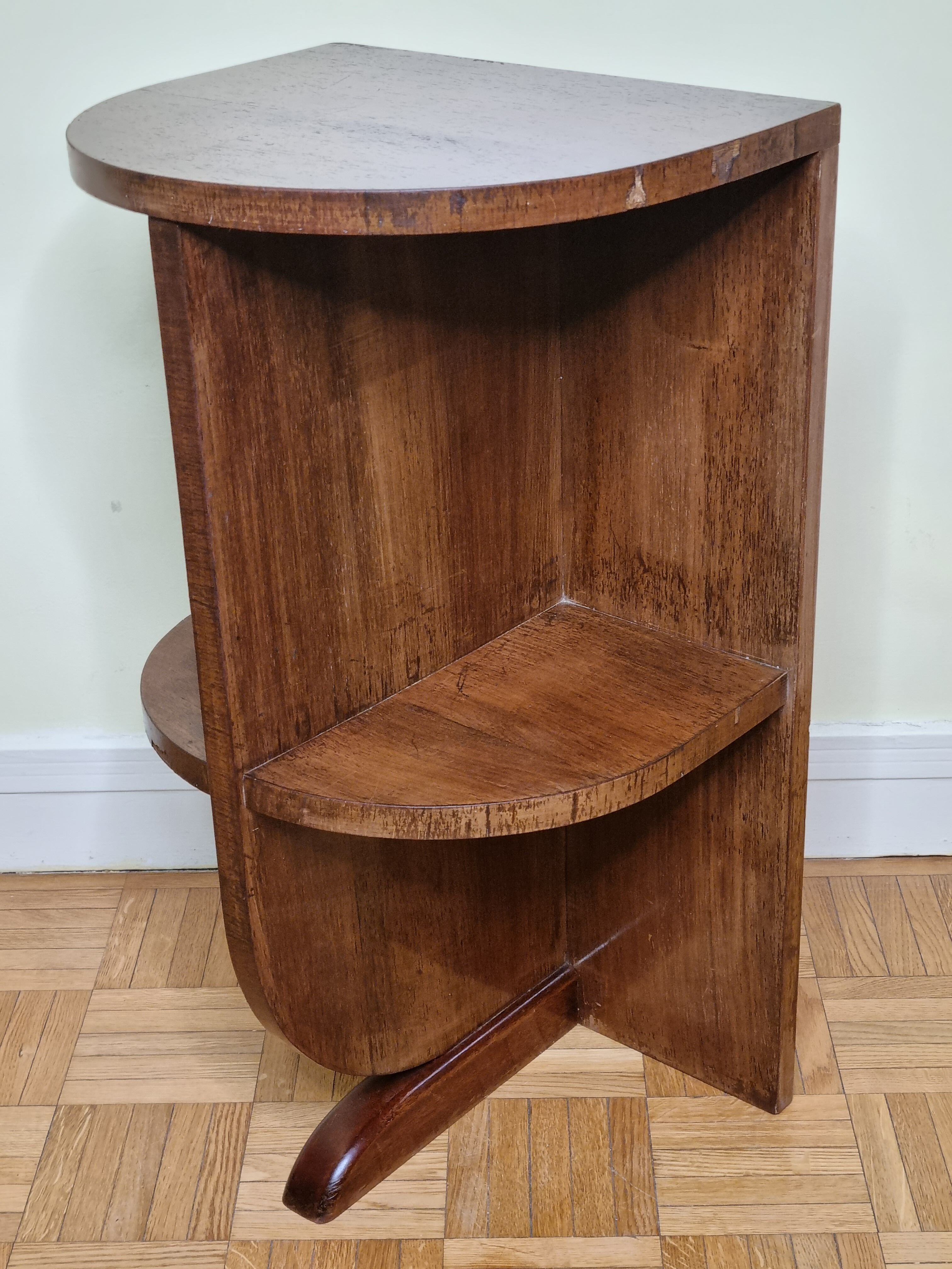 Half-round art deco style console