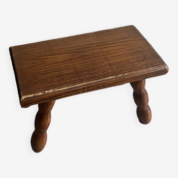 Petit banc tabouret bois