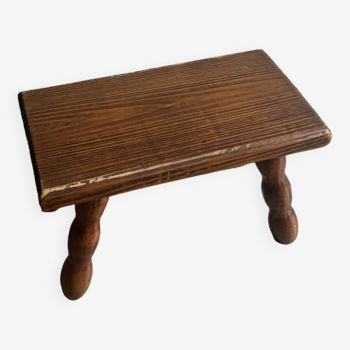 Small wooden stool bench