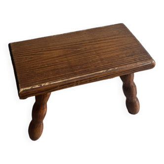 Small wooden stool bench