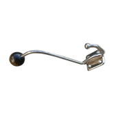 Double patère made of wood and metal - coat holder