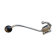 Double patère en bois et métal porte manteau