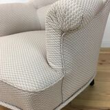 Napoleon III toad armchair forms lambrequin