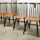 Set of 4 Fanett chairs by IImari Tapiovaara 1960