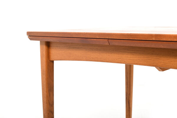 Table À Manger Danoise Du milieu Du Siècle En teck Et Chêne