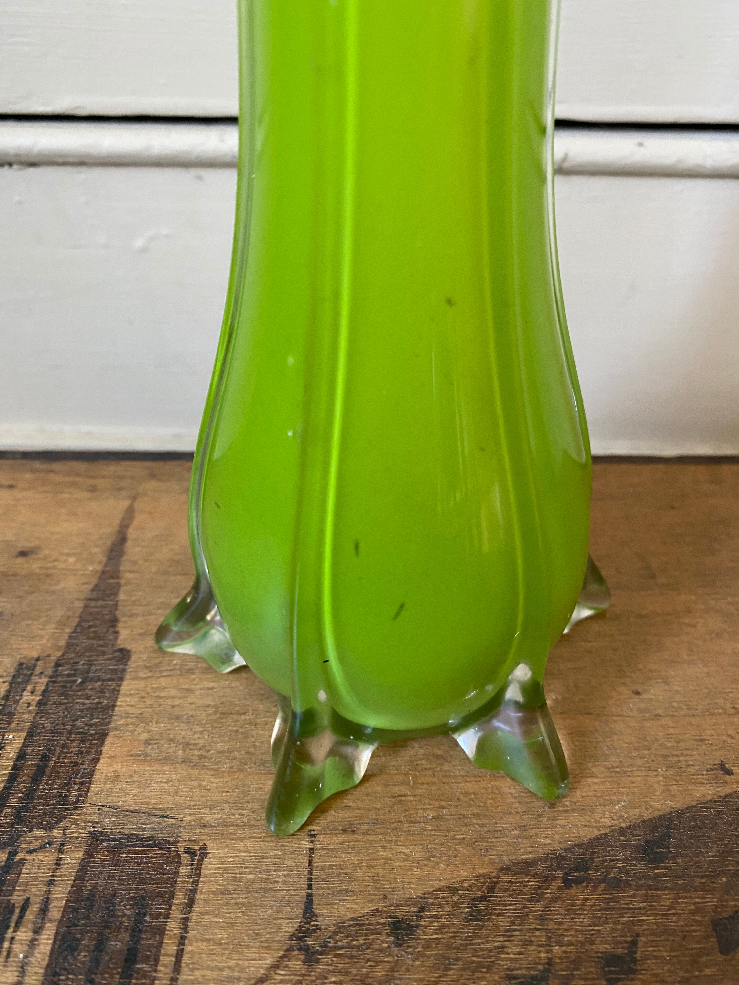 Green vase from the 50s