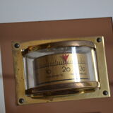 Smoked plexiglass thermometer 70s
