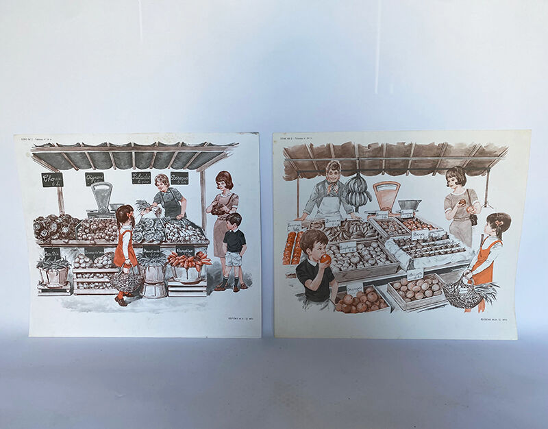 Affiche marché, essayge