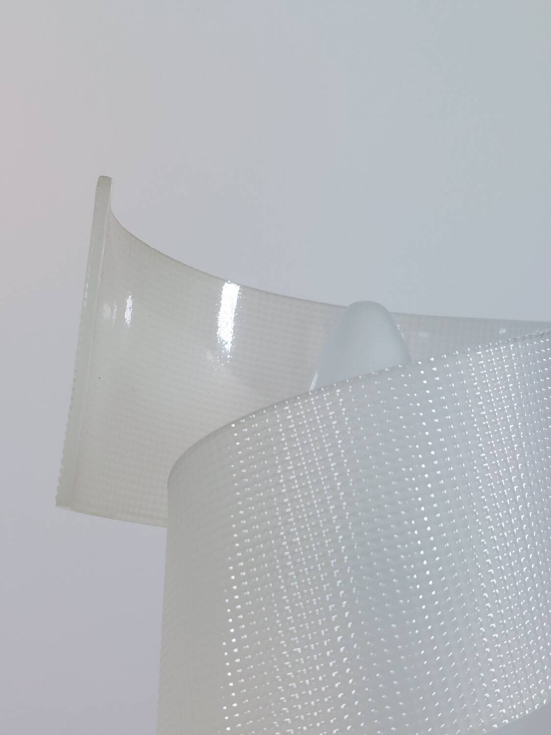 Pair of vintage mid century spiral decor table bedside lamps geru