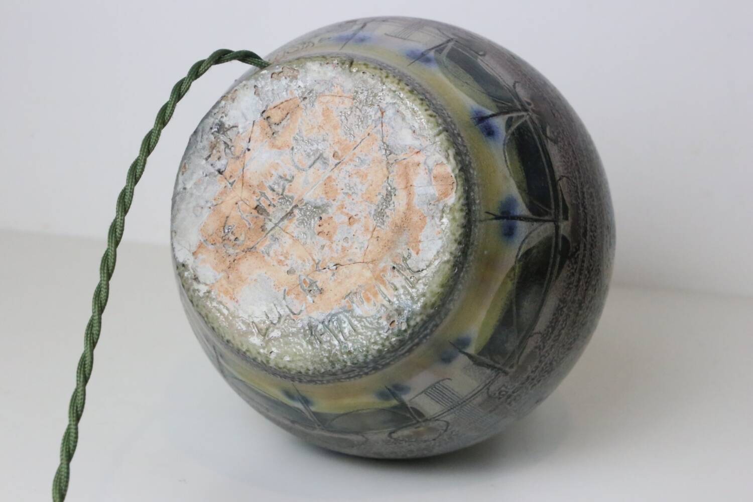 Lucas Antoine ceramic lamp base for Keraluc