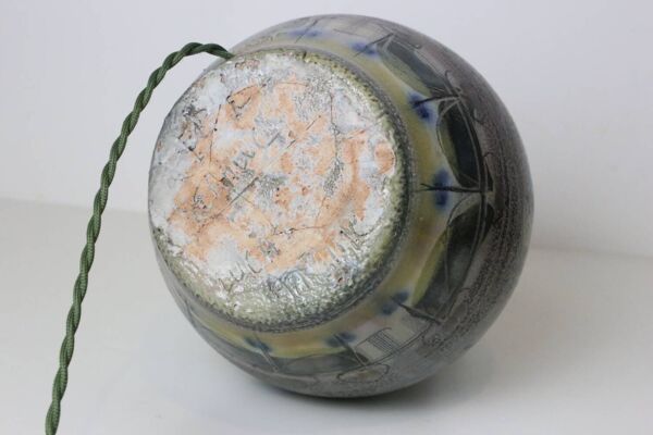 Pied de lampe en céramique Lucas Antoine pour Keraluc