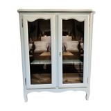 Painted wooden glass library