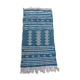 Blue in pure wool kilim rug