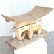 Antique wooden stool, Ashanti African Art from Ghana