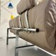 De Sede ds 140 grey 2/3 seater sofa, vintage leather, 80s design