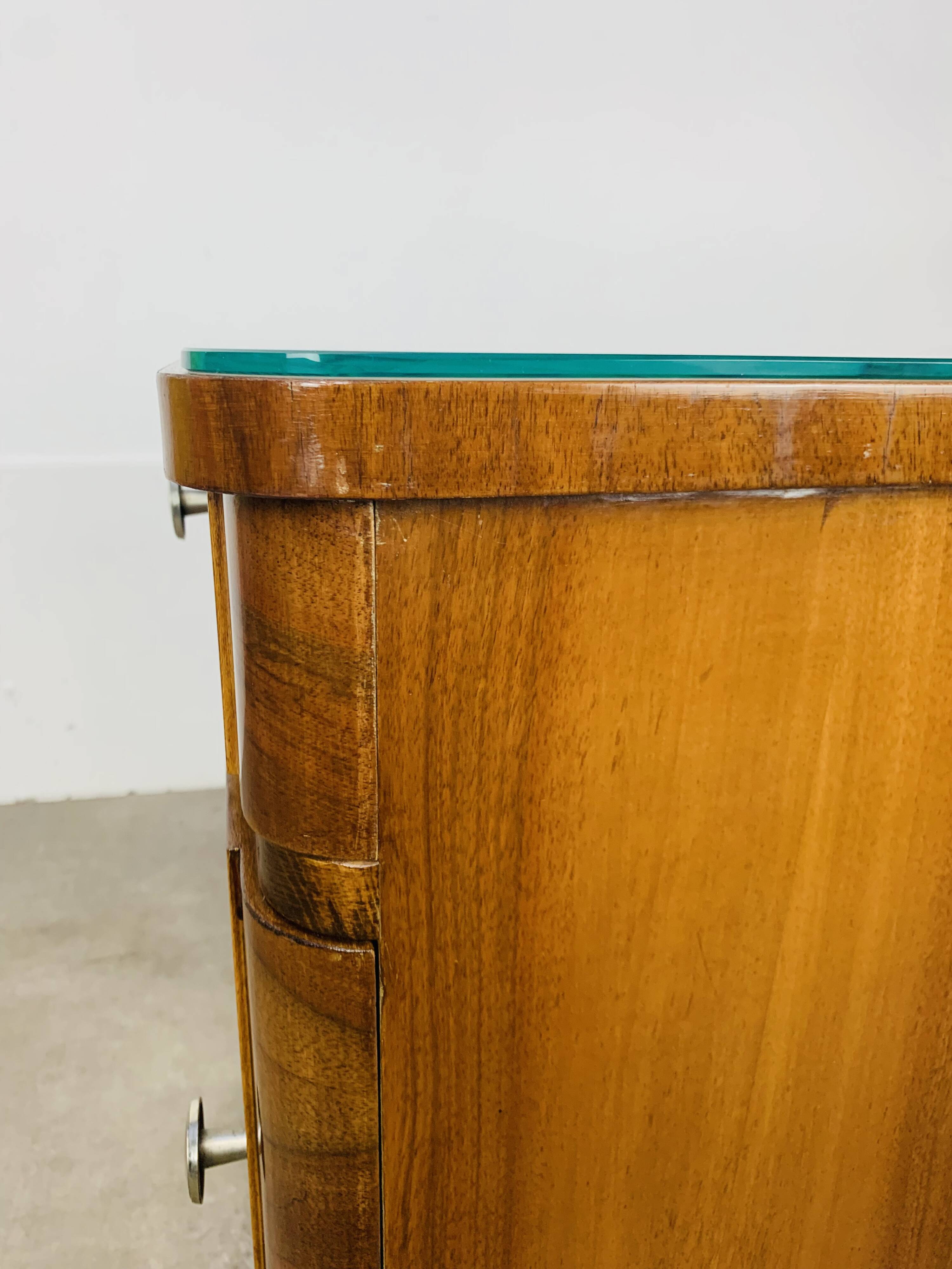 Pair of Art Deco bedside tables, 1930s