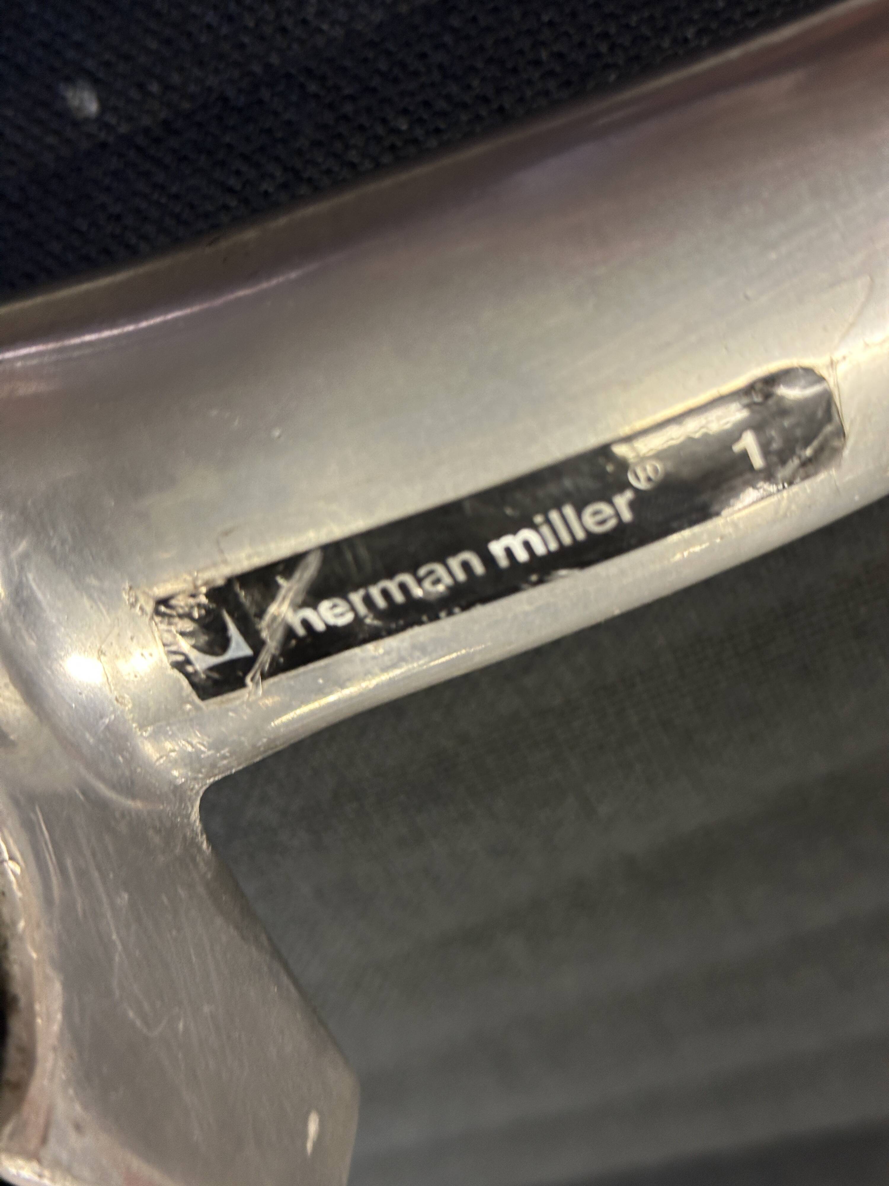 Charles & Ray Eames EA124 Lounge chair in black fabric, 1970s