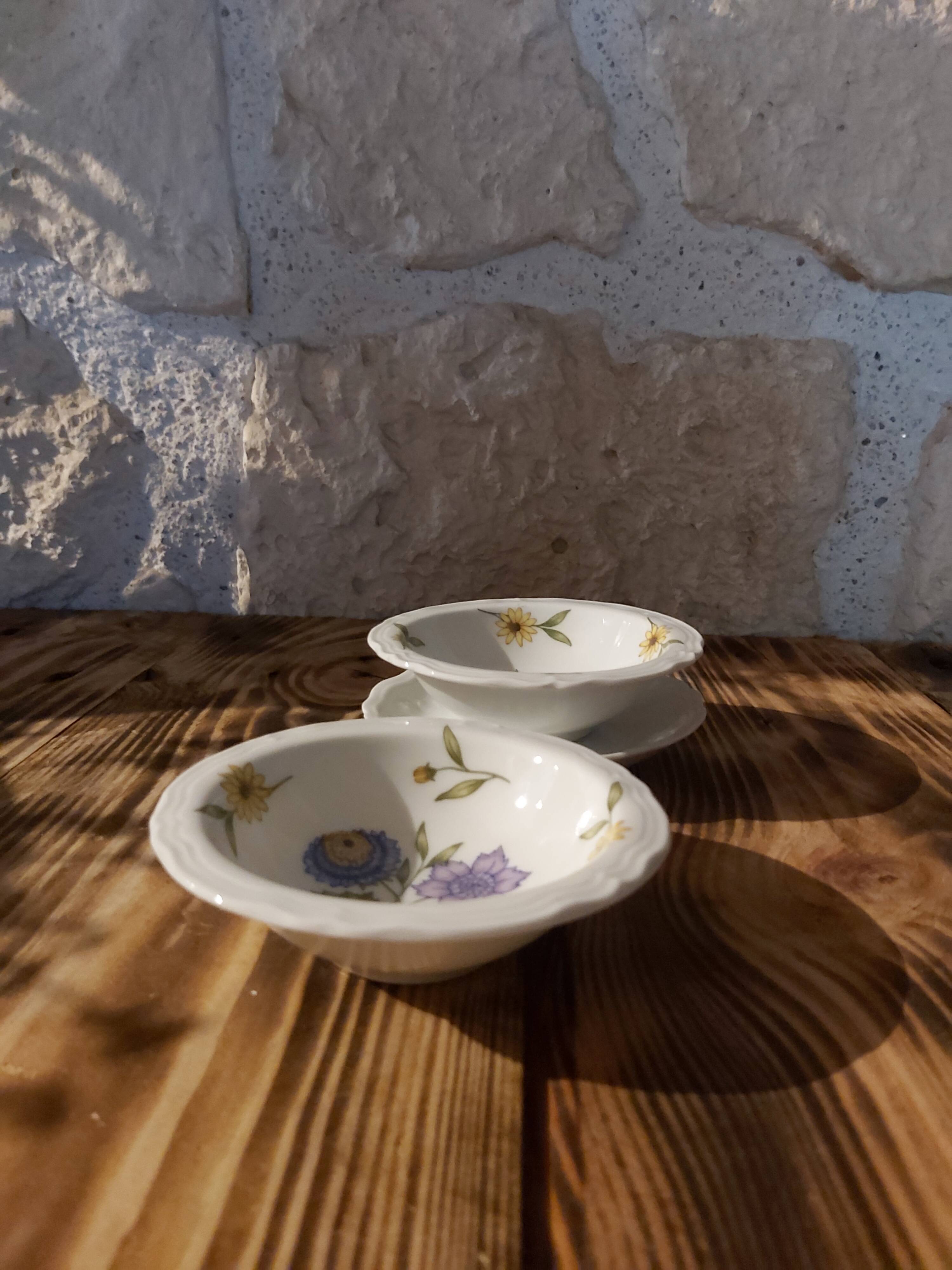 3 Limoges porcelain cups