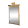 Napoleon iii period fireplace mirror in golden wood with putti decor - 19th century