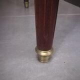 Louis XVI style hot water bottle table in mahogany and marble