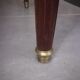 Louis XVI style hot water bottle table in mahogany and marble