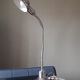 Chrome flexible desk lamp