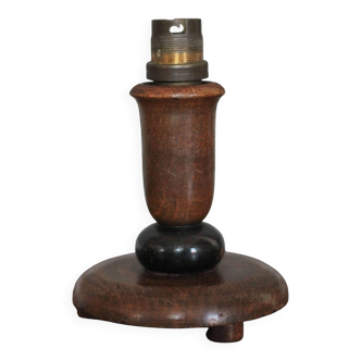 Wooden lamp, art deco wooden lamp base, table lamp, bedside lamp