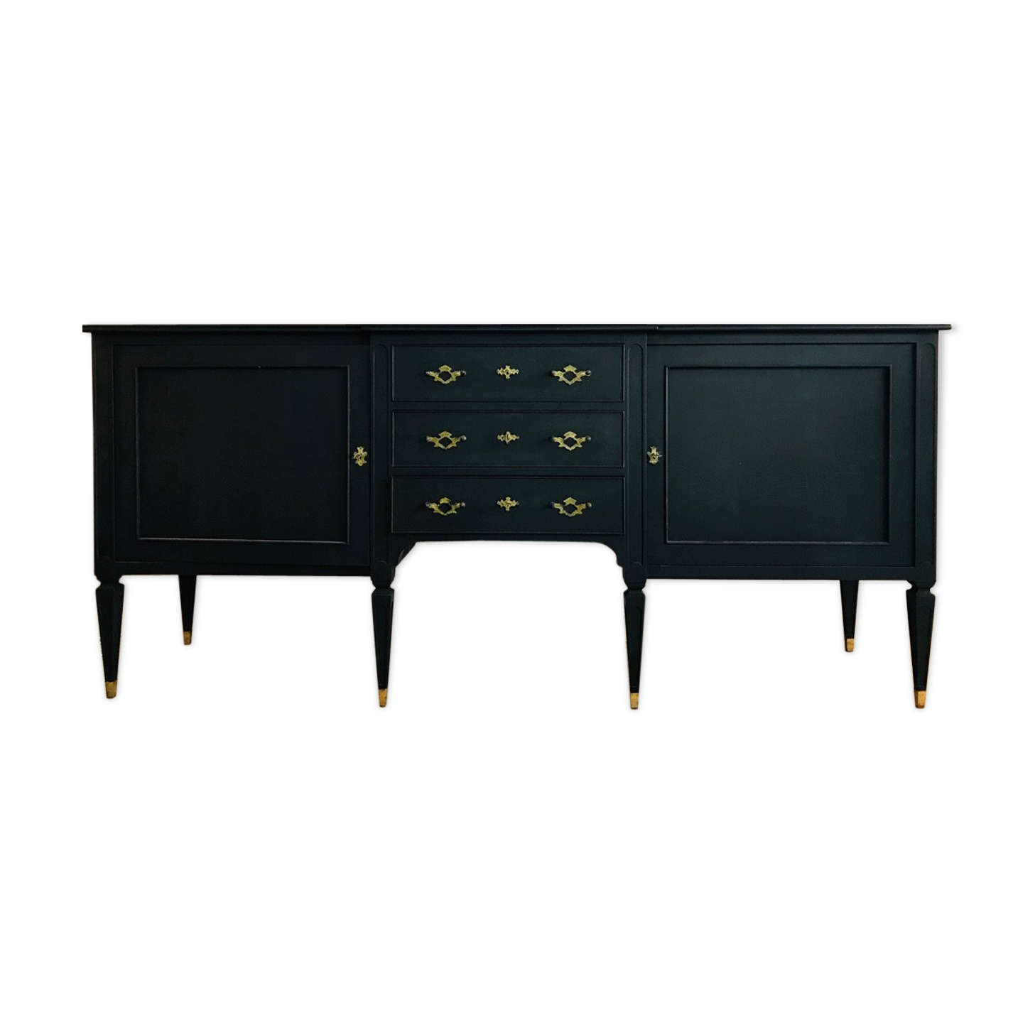 Great Enfilade Black 2 doors 3 drawers