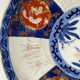 Scalloped plate Fukagawa sei style Imari around 1890 Japan