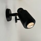 Pair of vintage Zodiac wall lights by Jacques Biny, matte black, France 1960s