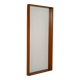 Miroir en teck suédois des années 1950-60