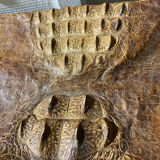 Vintage crocodile suitcase 50s