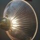 Ceiling lamp/wall lamp/suspension bronze/glass art deco glass signed HOLOPHANE PATENT