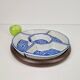 Vintage Chinese Blue Flower Porcelain Snack Bowl with Appetizer Bowls