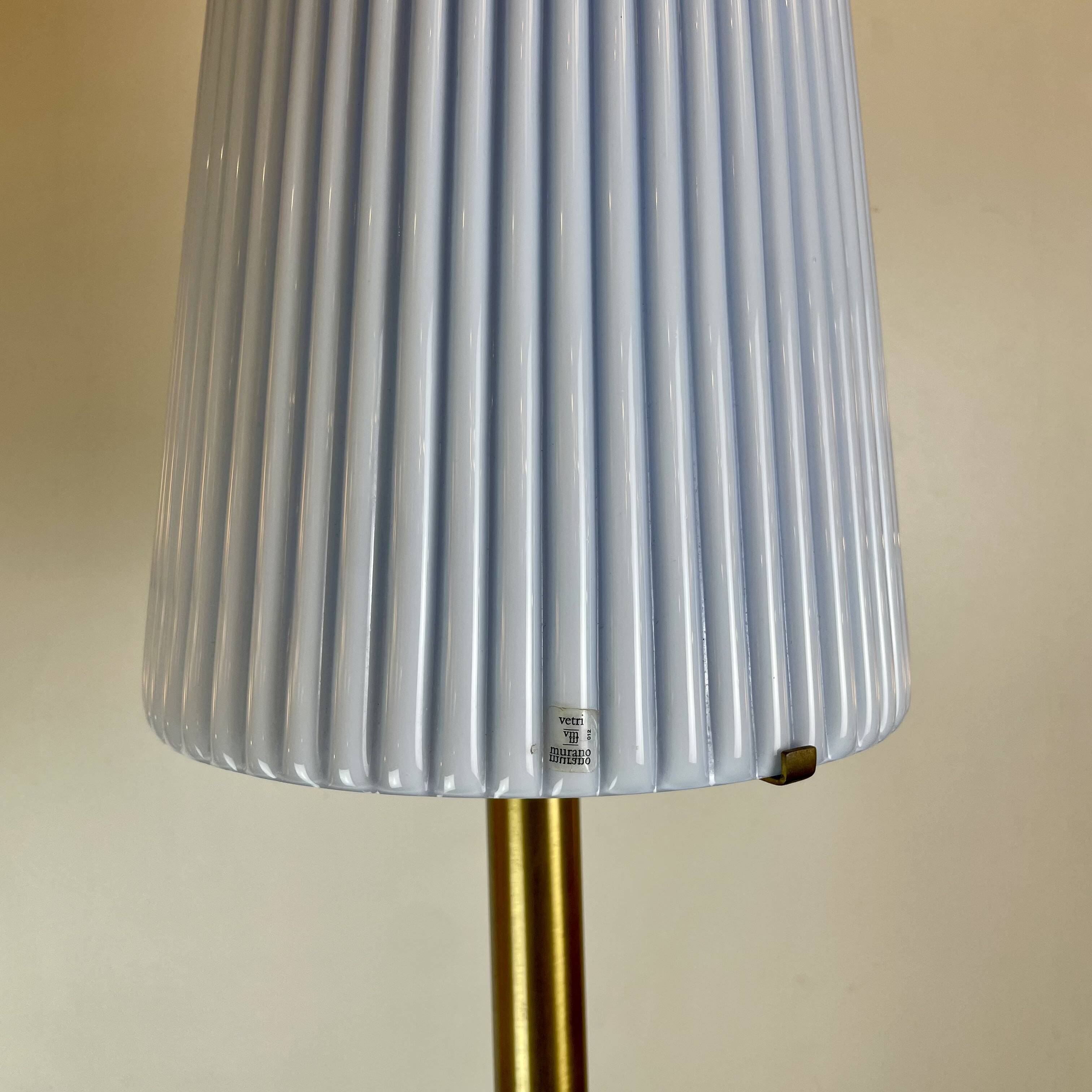 Murano Floor Lamp attributed to A. Toso, Italy, 1980s