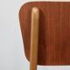 Ensemble de 4 chaises de salle à manger Ib Kofod Larsen des années 1960 en finition teck, Danemark