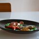 Assiette decor poissons vallauris annees 60