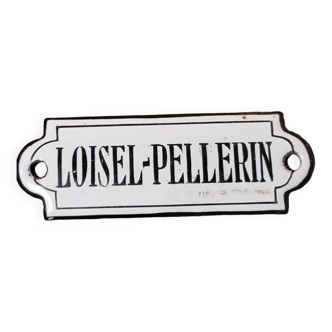 Petite plaque émaillée