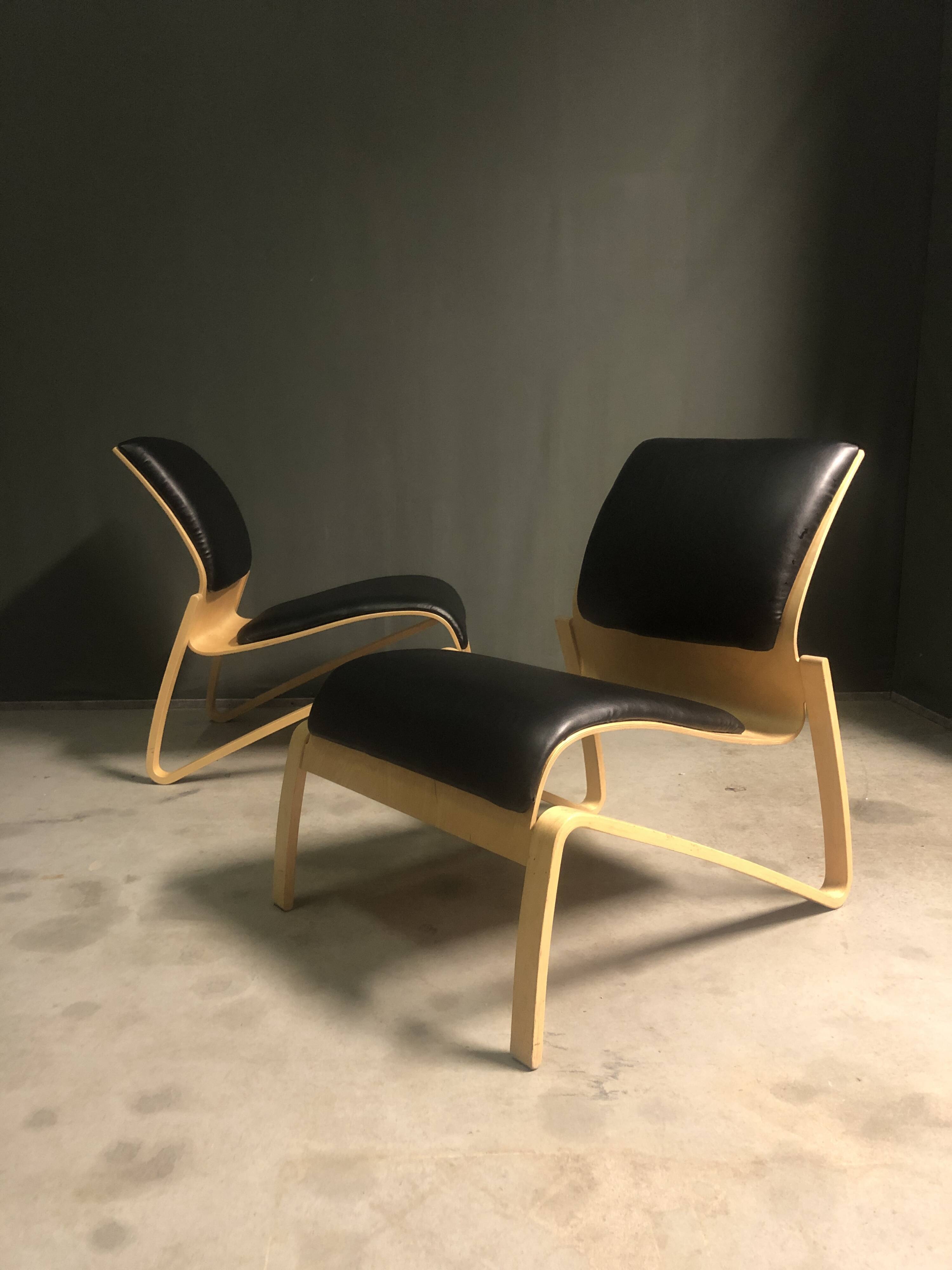 Nadin armchairs by Hans Peter Weidmann for Artek, 1990s