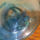 Glass candle holder