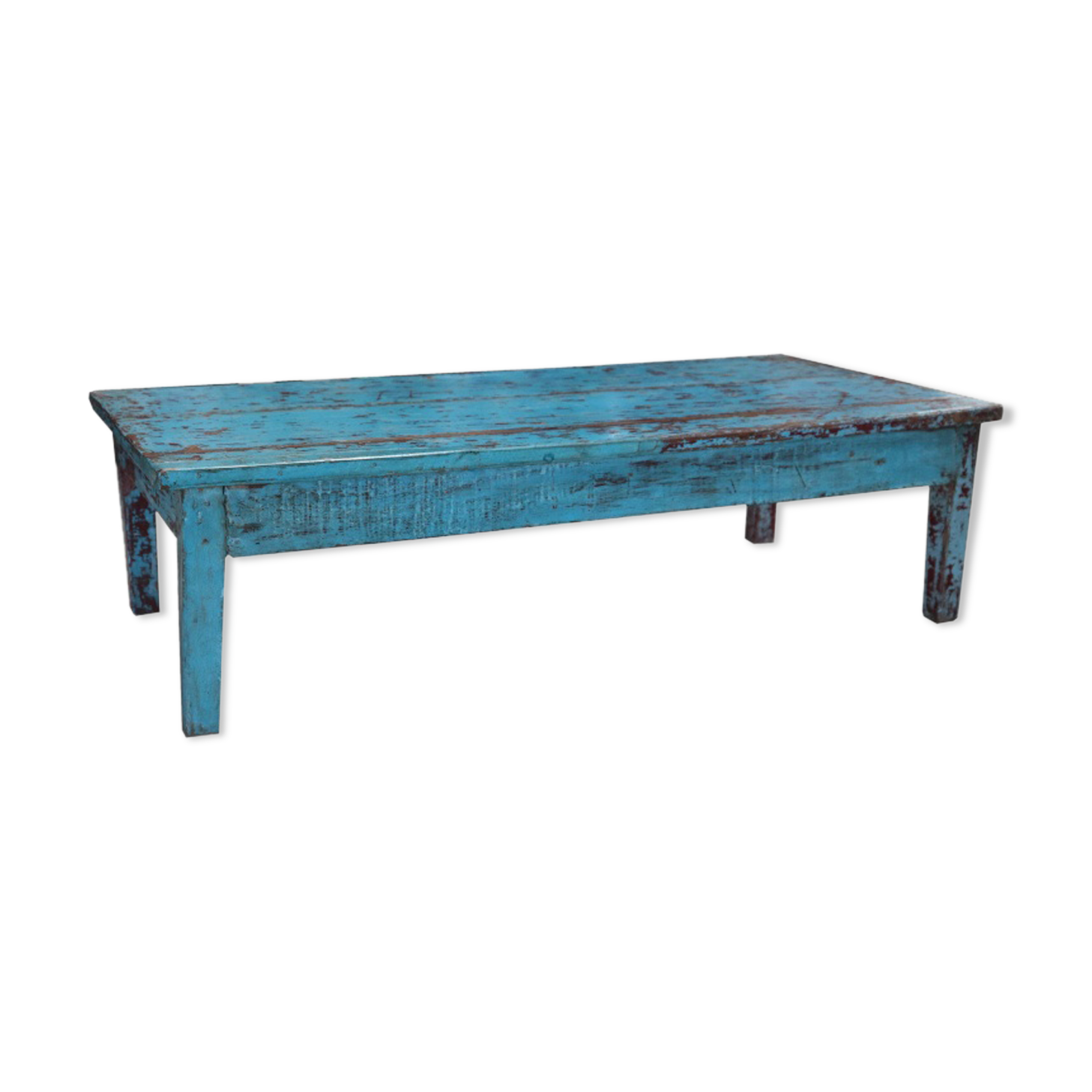 Former bench patina teak wood