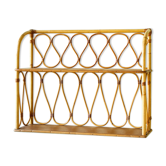 Rattan shelf